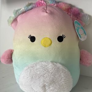 Squishmallow Easter Briannika the tie die peacock 🦚 12"